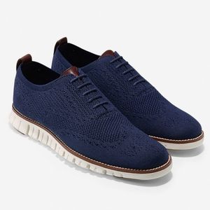 Cole Han Zerogrand wingtip oxford - marine blue